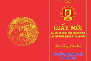 Giấy mời Đại hội Họ Đoàn Tỉnh Quảng Bình lần thứ Nhất, nhiệm kỳ 2023 – 2028