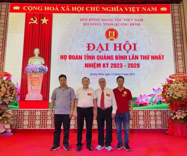 Đại diện Đoàn Tộc Hà Nội tham dự Đại Hội Họ Đoàn Tỉnh Quảng Bình lần I