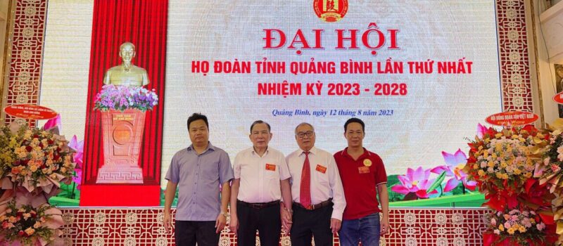 Đại diện Đoàn Tộc Hà Nội tham dự Đại Hội Họ Đoàn Tỉnh Quảng Bình lần I