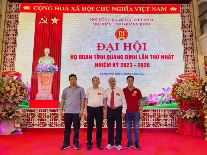 Đại diện Đoàn Tộc Hà Nội tham dự Đại Hội Họ Đoàn Tỉnh Quảng Bình lần I